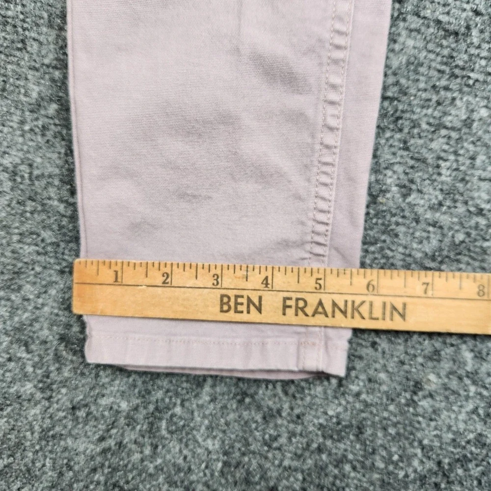 Stio Jeans Womens 4 Light Purple Mid Rise Straight Stretch Denim Organic Cotton - Picture 9 of 10